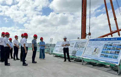 廈門市委書記崔永輝、市長伍斌調研中交三航海洋工程智能裝備產業基地 推動海洋工程裝備研發創新發展